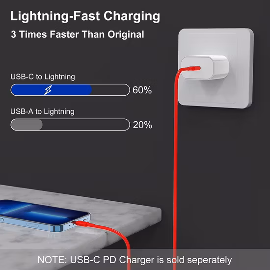 Adaptador de corriente de enchufe original Pd 20W UK, Cable de carga USB C de 18W para teléfono móvil Apple iPhone 12 PRO 20W USB