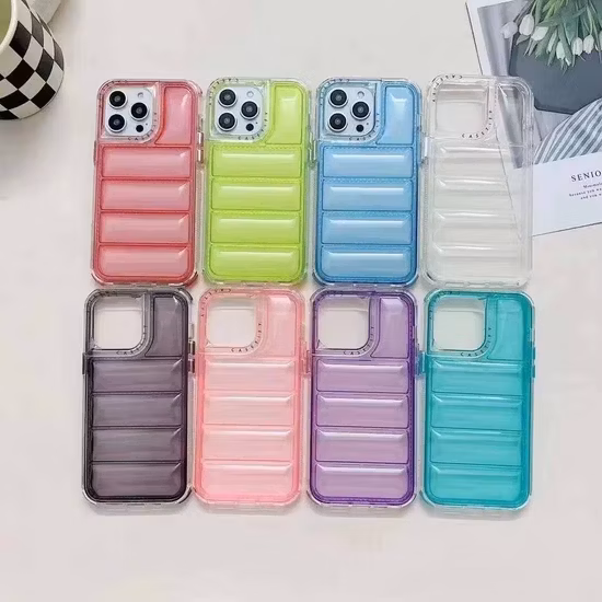 Funda para teléfono móvil con ondas, suave y esponjosa, a prueba de golpes, para iPhone 11, 12, 14, 13 PRO Max